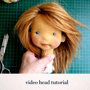 Doll Head Video Tutorial: Needle Felting & Fabric Covering (PDF Pattern + Video)