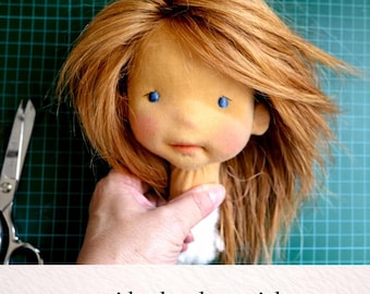 Doll Head Video Tutorial: Needle Felting & Fabric Covering (PDF Pattern + Video)