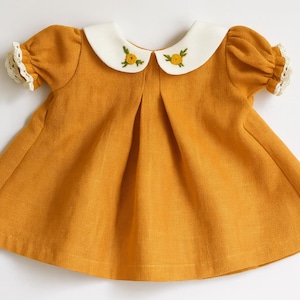 Pleated Dress PDF Pattern for 17–20&quot; Waldorf Dolls – Sewing Tutorial – Doll Clothes Pattern – Instant Download