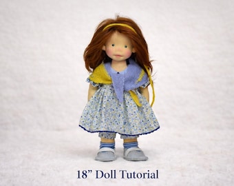 Waldorf Doll Pattern and Tutorial – 4 Languages
