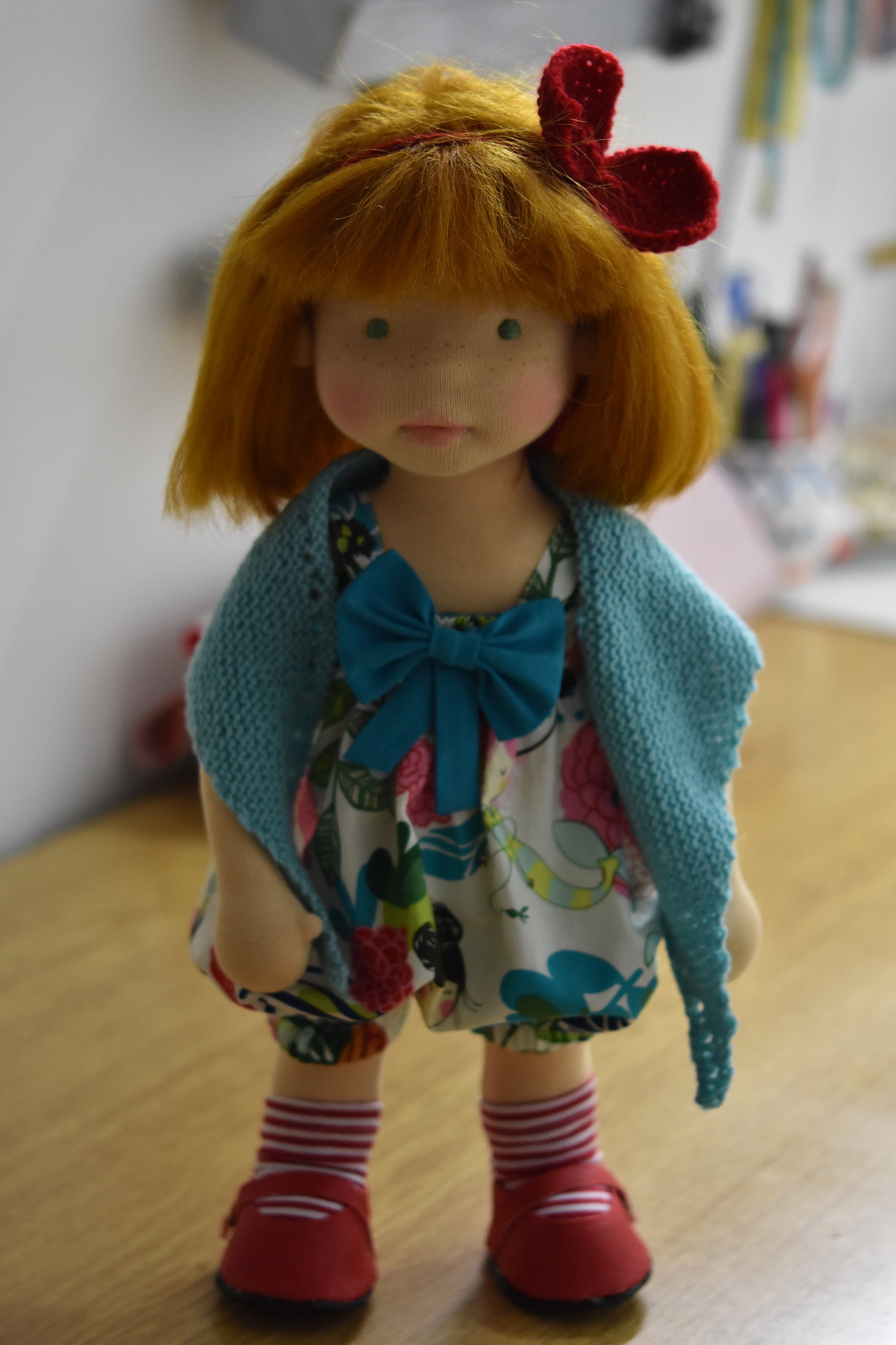 ウォルドルフ人形用ロンパース＆ドレス PDF パターン：18～20インチ