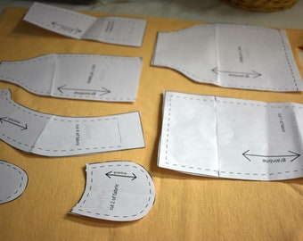 13" Doll & Clothing Pattern: Dearlittledoll Ella (PDF Pattern)
