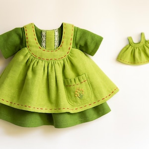 Waldorf Doll Dress & Apron Sewing Pattern: Beginner-Friendly PDF (12-13" Doll Clothes)