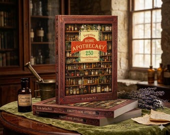 Forgotten Home Apothecary Book | 250 Natural Herbal Remedies Guide