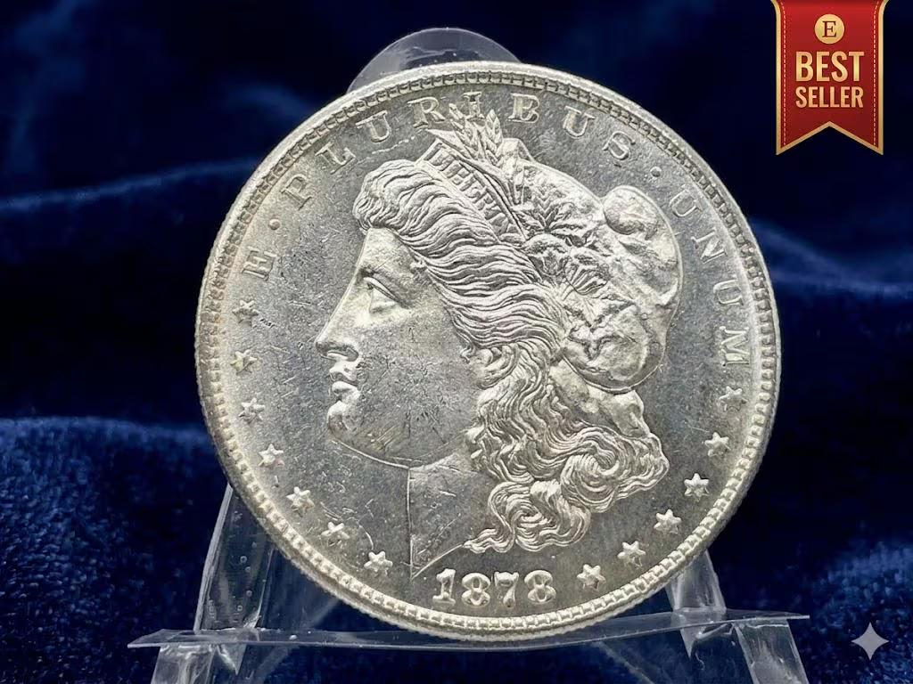 1878 morgan dollar - Etsy 日本