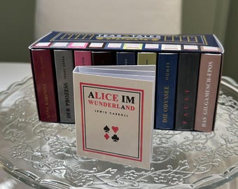 Buchtee Geschenkbox, Tee Sampler mit 10 literarischen Klassikern, einzigartiges Geschenk für Buchliebhaber, Leseratten und Teeliebhaber