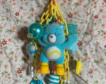 Care Bears Wish Bear Junk Journal Charm/Bag Charm