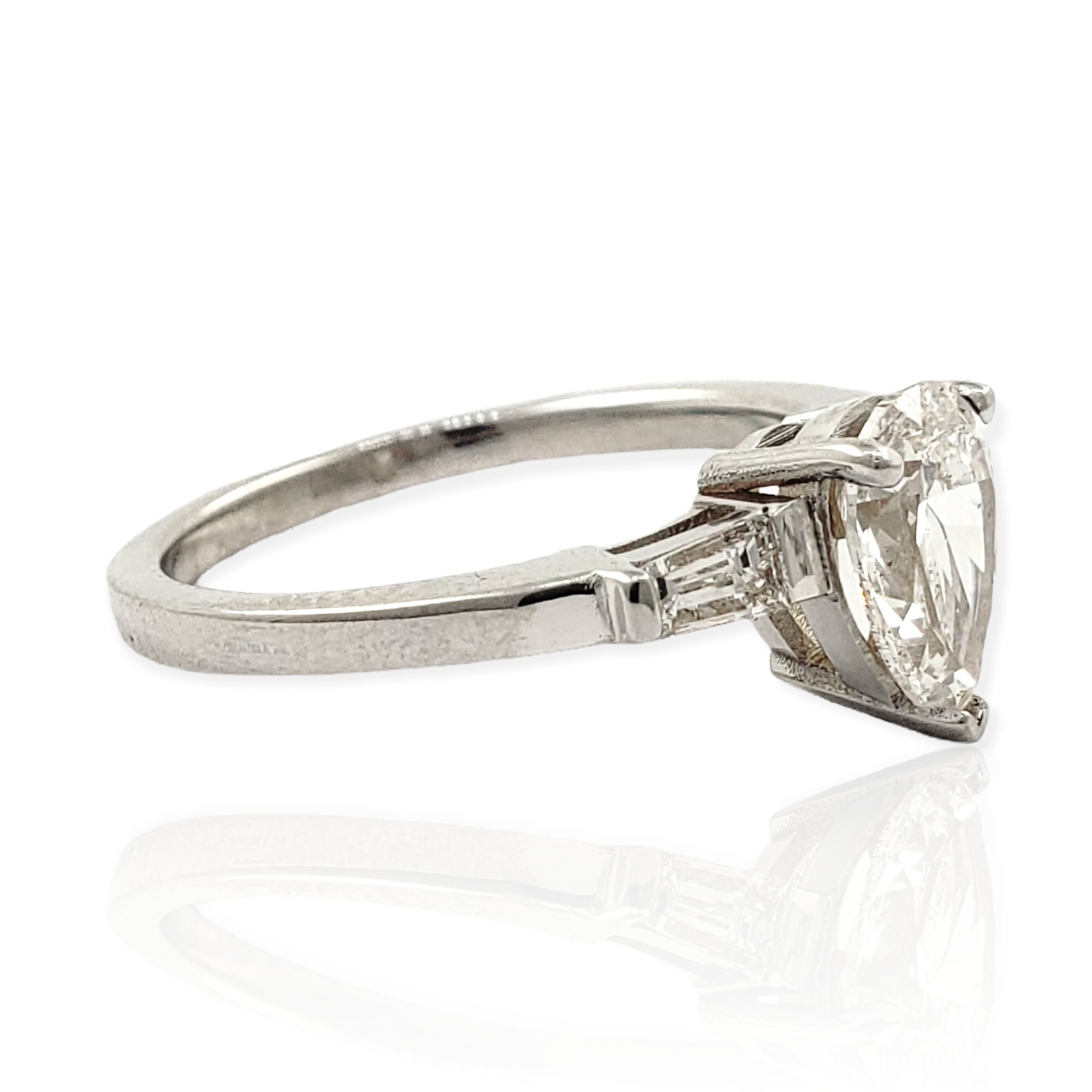 Pear Cut Diamond Engagement Ring - Etsy