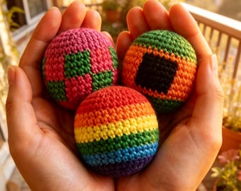 Footbag da hacky sack all'uncinetto, palloni da calcio lavorati a mano, pallina da giocoleria, giocattolo antistress, giocattolo per giocare all'aperto per bambini, bomboniera per feste estive