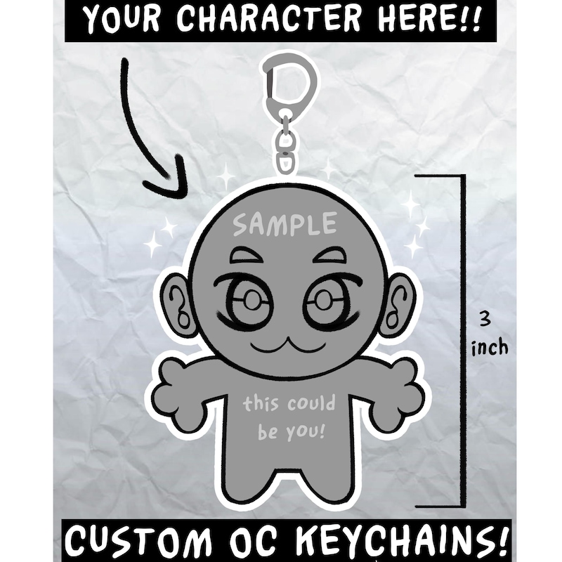 Oc Keychains Oc Accessories - Etsy