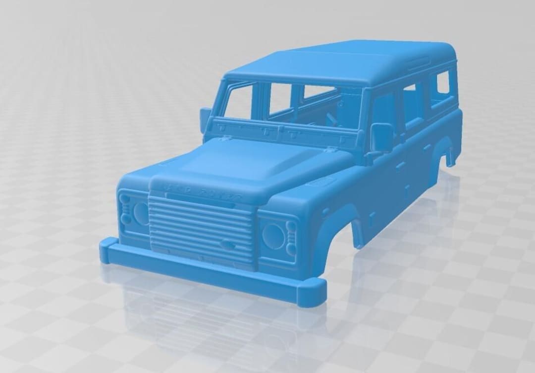 Land Rover Defender 110 Wagon Shell Only Scalextric RC Model 1/32 - 1/8 ...