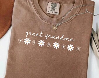 Great Grandma Gift PNG, Promoted Grandma Announcement, Minimalist Handwritten Quote, Pregnancy Reveal Design, Family Celebration Clipart