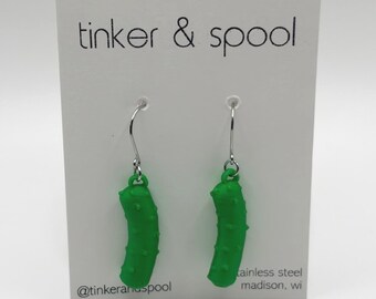 Pickle Dangle Earrings