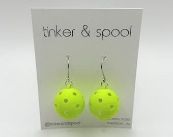 Pickleball Dangle Earrings