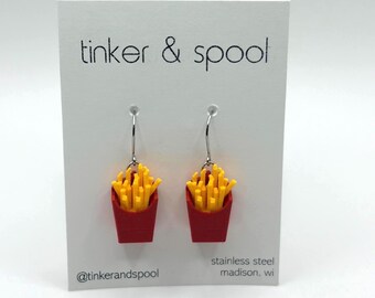French Fry Dangle Earrings