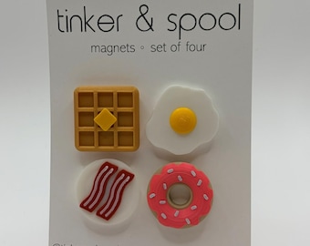 Breakfast Foods Magnets (set of 4)