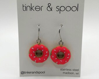 Donut Dangle Earrings