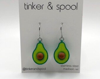 Avocado Dangle Earrings