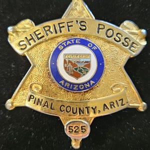 Sheriff Posse Badge - Etsy