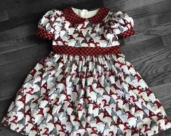 Holiday Gnomes Party Dress