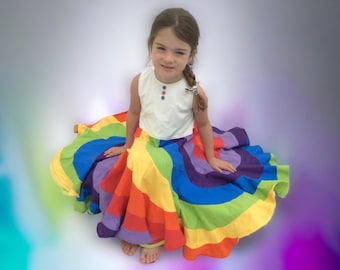 Rainbow Twirl Dress