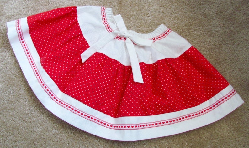 Girls Hearts and Cupcake Skirt with Embellished T-Shirt image 4