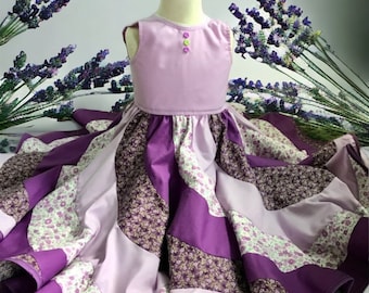 Purple Berry Twirl Dress