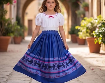 Mädchen Luisa Madrigal inspiriertes Kleid - Kinder Encanto Prinzessin Cosplay Kostüm für Halloween, Geburtstagsfeier