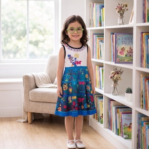mirabel dress cotton New~ Size 11-12 Disney Encanto Madrigal Dress Mirabel Costume & Bag Set
