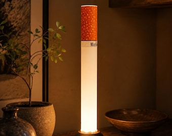 Cigarette Style LED Table Lamp, Custom Label Tube Light, Personalized Ambient Night Light, Modern Minimalist Desk Lamp, Unique Gift.