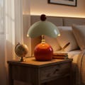 Handcrafted Eggshell Table Lamp, Cozy Ambiance Lighting, Unique Home Decor, Mood Lamp for Bedroom & Living Spaces