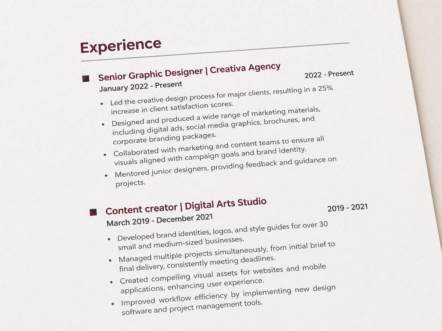 Modern Resume Template | ATS Friendly CV | Canva Editable | Instant ...