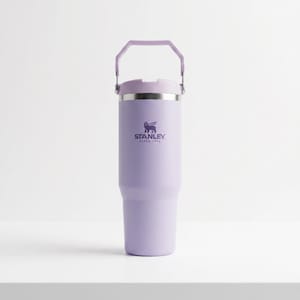 Pu&ograve; includere: Un bicchiere da viaggio Stanley color lavanda con manico. Il bicchiere isolato ha un coperchio e un manico per un facile trasporto. Il logo Stanley &egrave; stampato sul davanti. Questa tazza &egrave; progettata per mantenere le bevande fredde o calde per ore.