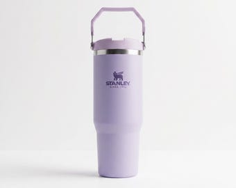Stanley 30oz Light Purple Stainless Steel Vacuum Insulated Travel Tumbler with Flip Straw & Handle