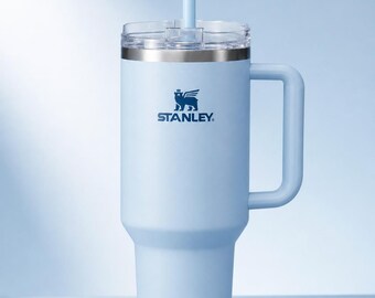 Stanley 40oz Insulated Tumbler, Matte Gray Handle Travel Mug, Car Cup Holder Friendly