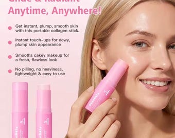PDRN Pink Collagen Multi Balm Stick | Hydrating Glow, Anti-Aging Peptide Skincare