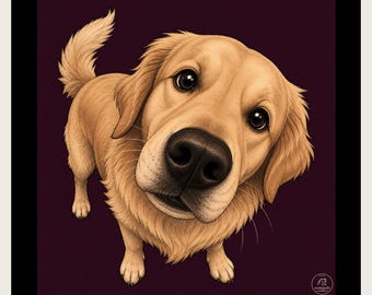 Custom Sniff Dog Portrait| Digital Download