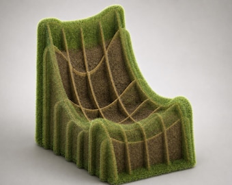 DIY Cardboard Living Chair Kit | Grow Your Own Grass Seat (Digital Download)