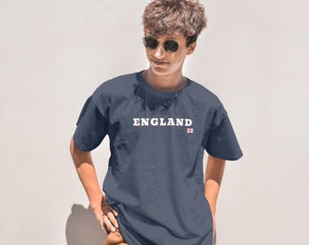 England Soccer Tee, Streetwear Fan Gift, London Coordinates Shirt, World Cup 2026