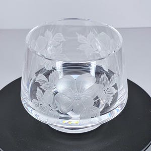 Stuart Crystal Rose Bowl - Etsy
