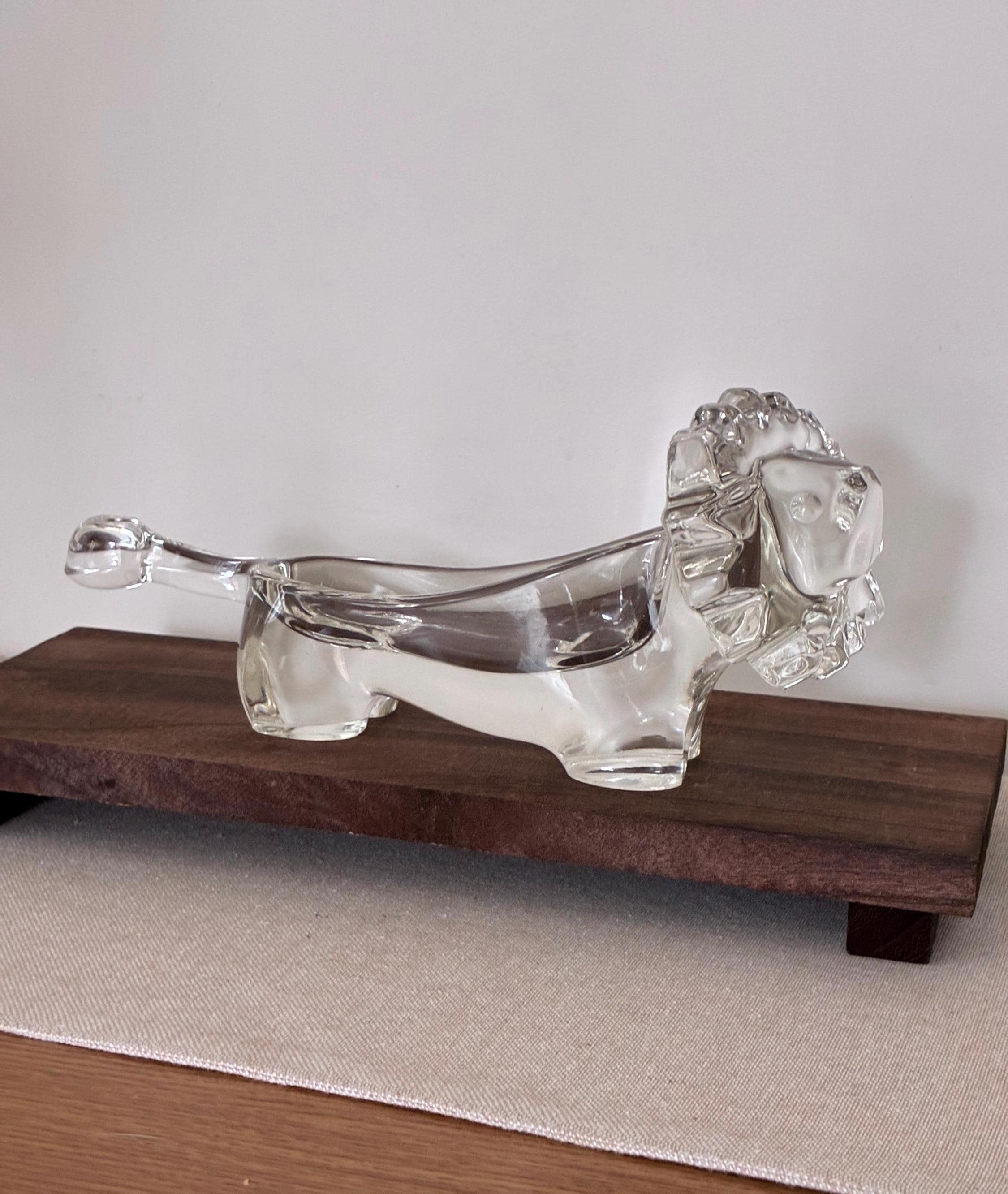 Lion Candy Dish Clear - Etsy