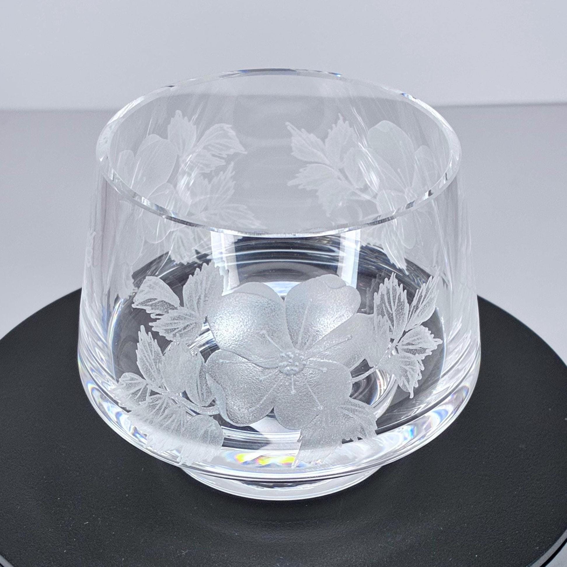 Stuart Crystal Rose Bowl - Etsy Canada