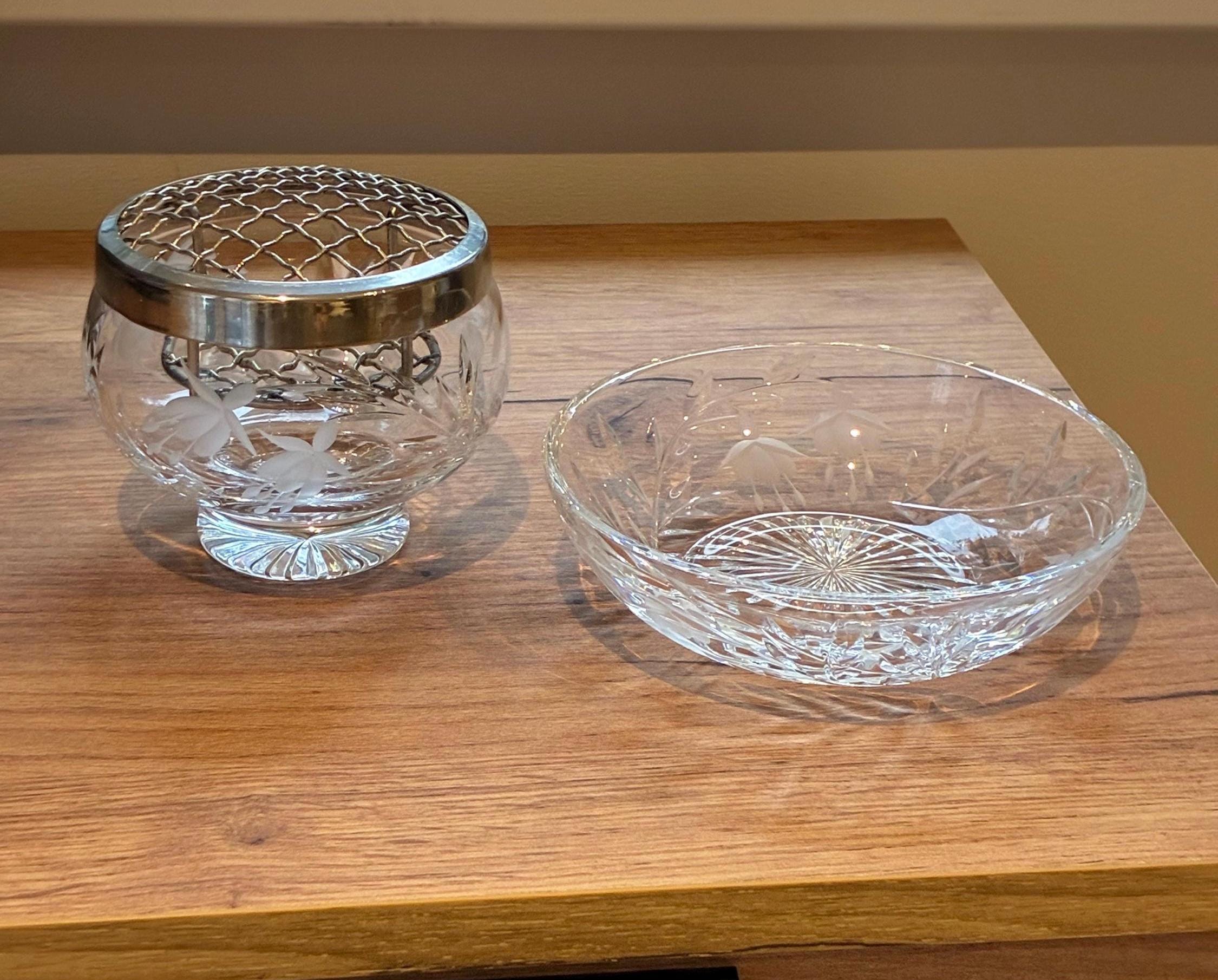 Stuart Crystal Rose Bowl - Etsy Canada