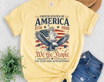 Comfort Colors we the people tee, america 250th anniversary shirt