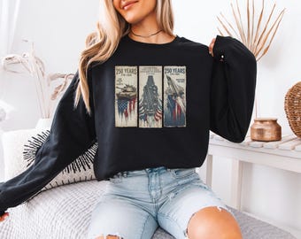 Patriotic Military Heritage Design, American Freedom 1776 Inspired Service And Sacrifice Graphic Tee, Anniversary Gift Unisex T-Shirt