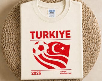 Turkiye Football Shirt, 2026 Shirt Tee, Turkey Soccer Fan Gift