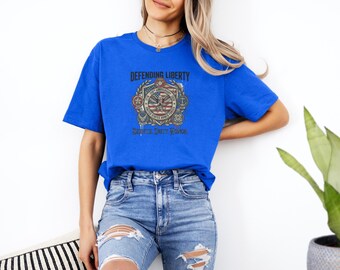 Military Pride Patriotic Heritage Design, United States Armed Forces Inspired Graphic Tee, Anniversary Freedom Independence Unisex T-Shirt