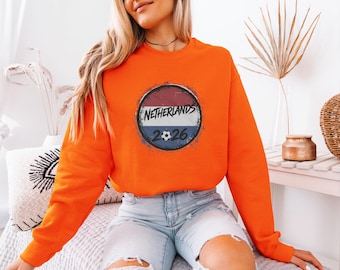 Sports Jersey Style Soccer Gift, World Tournament Logo Graphic Tee, Netherlands Football Fan Shirt Unisex T-Shirt