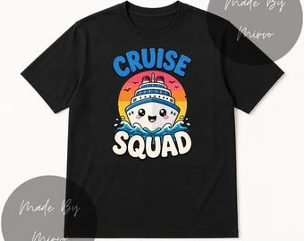 Cruise Squad PNG: Urocza dziecięca kreskówka statek wycieczkowy png Zabawny projekt wakacyjny (pobieranie cyfrowe)
