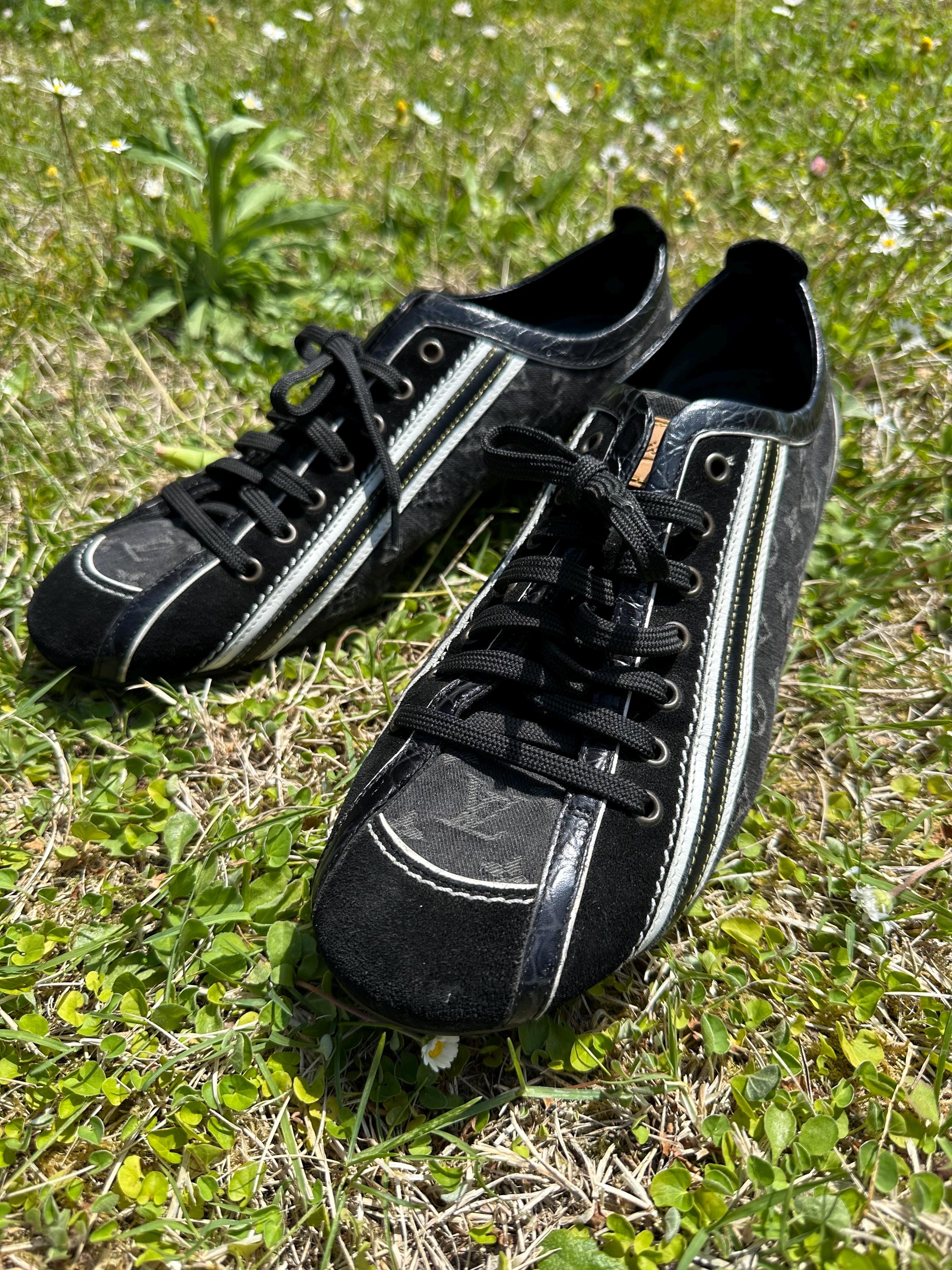 Louis Vuitton Denim Shoe - Etsy